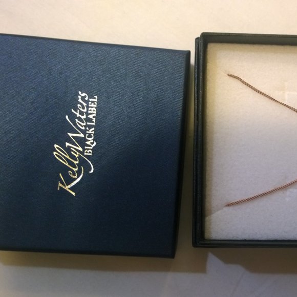 ROSE GOLD PLATED SILVER initial "Z" Pendant NWOT - Picture 2 of 4